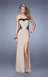 La Femme 20855 Nude/Black