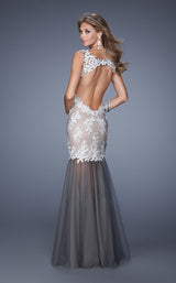 La Femme 21100 Charcoal/Nude