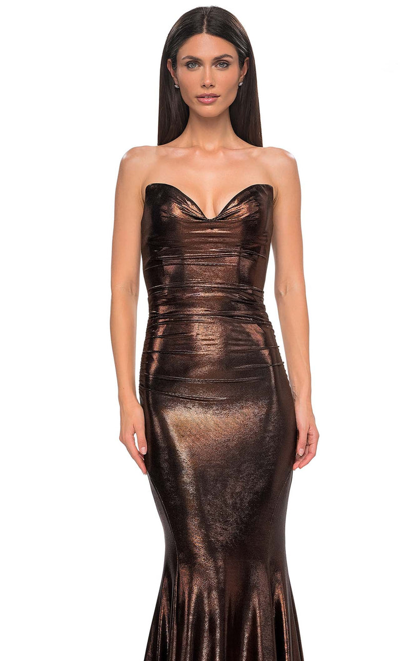 La Femme 32995 Prom Dress - Bronze | NewYorkDress La Femme 32995 Prom Dress - Bronze | NewYorkDress