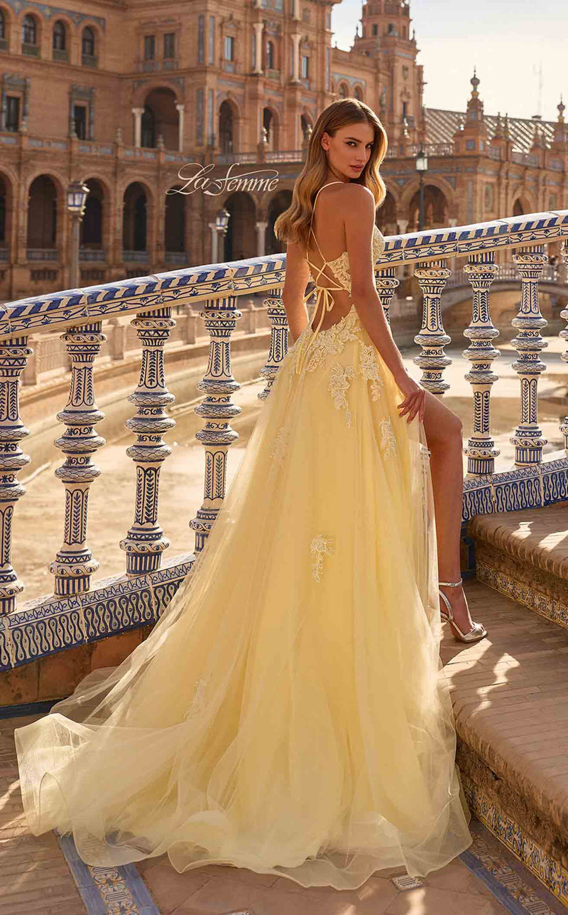 la femme yellow prom dress 33716 recompra_4th You’ll be an eye Norma Kamali Women's Long Skirt Length:44