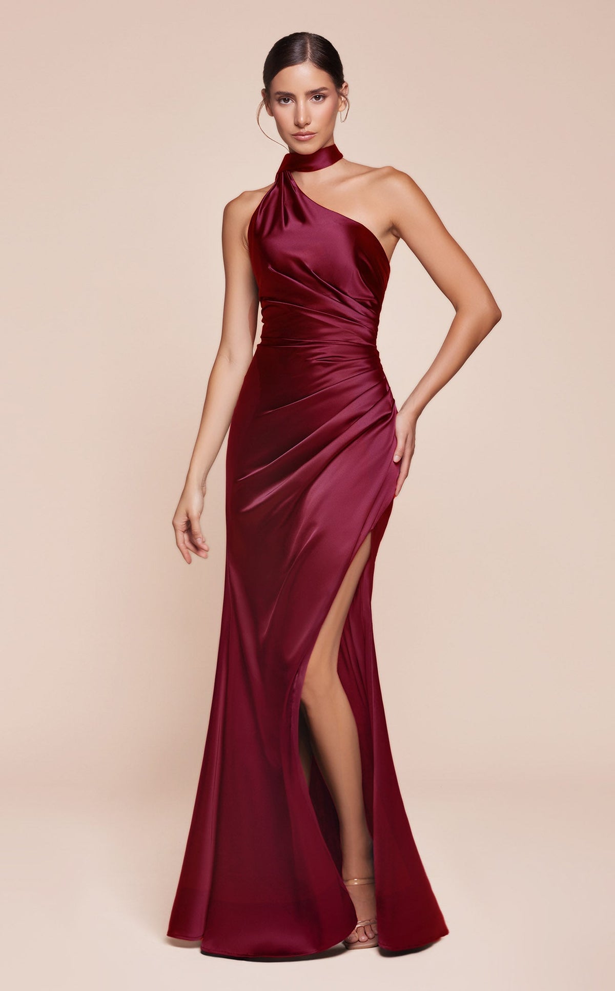 jovani fashions evening dresses 40474 Women's Formal & Wedding Guest Dress - Blue fresh vibe Color:Malbec PromotionName: The Vacation Shop Suzhoufashion Halter Neck Pink