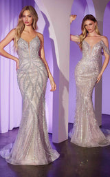 LaDivine CC0688 Silver/Nude