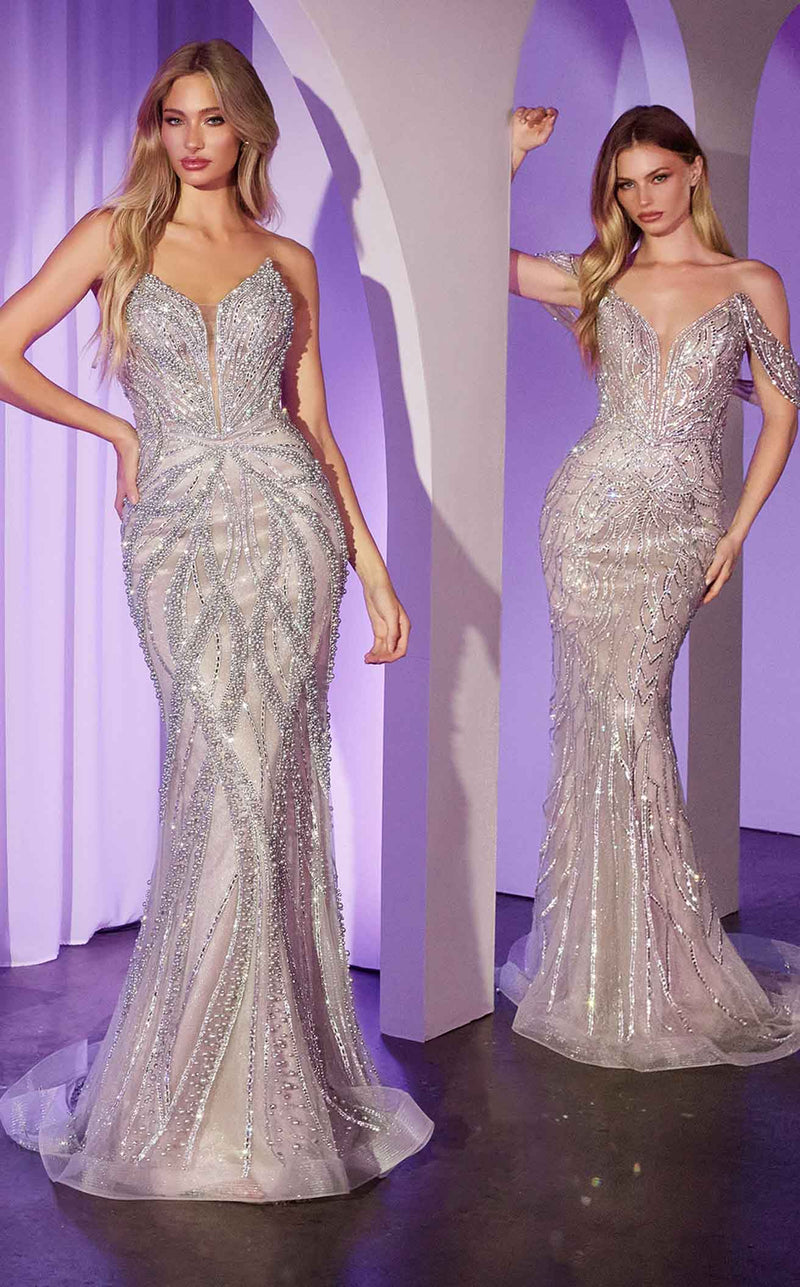 LaDivine CC0688 Silver/Nude