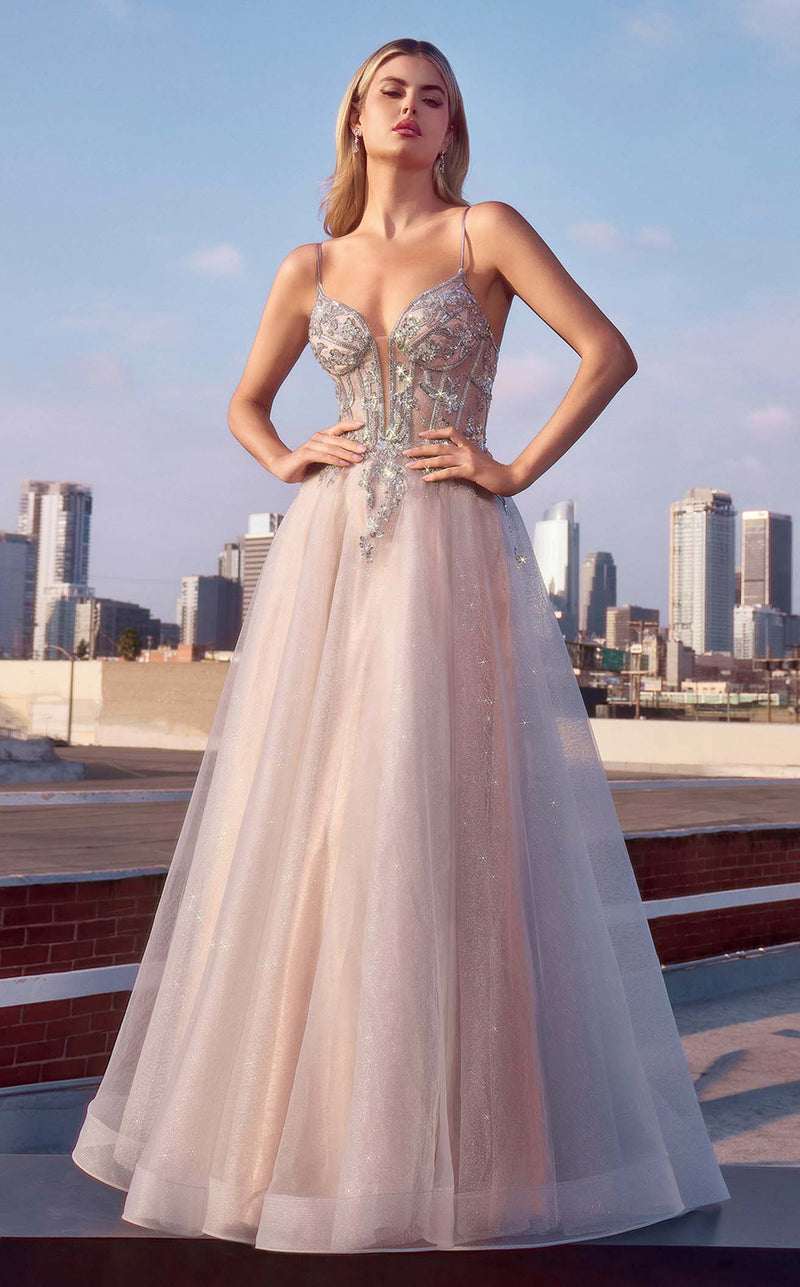 LaDivine CC0881 Silver/Nude