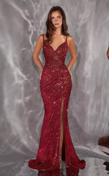 Ladivine CC498 Deep-Red