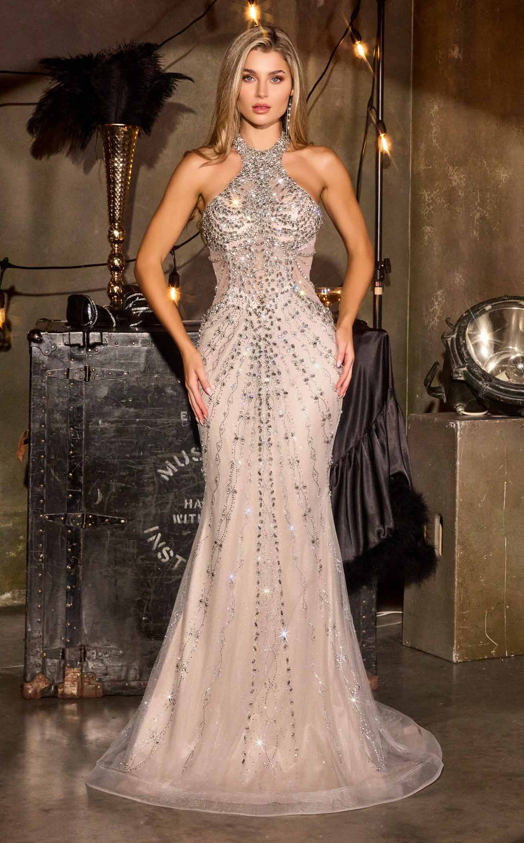 Ladivine CC8281 Silver/Nude