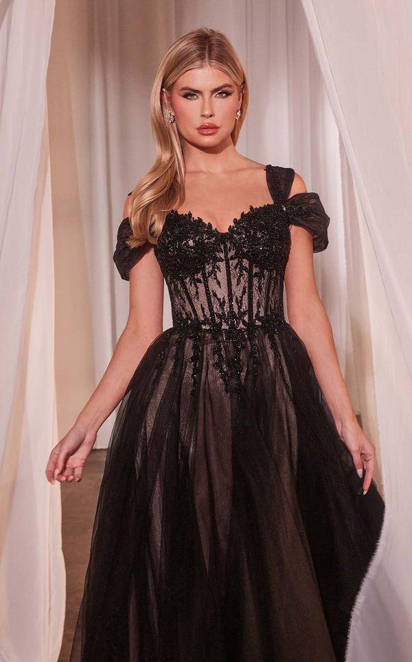 LaDivine CD0237 Black-Nude