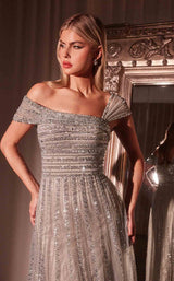 LaDivine CD0238 Silver/Nude