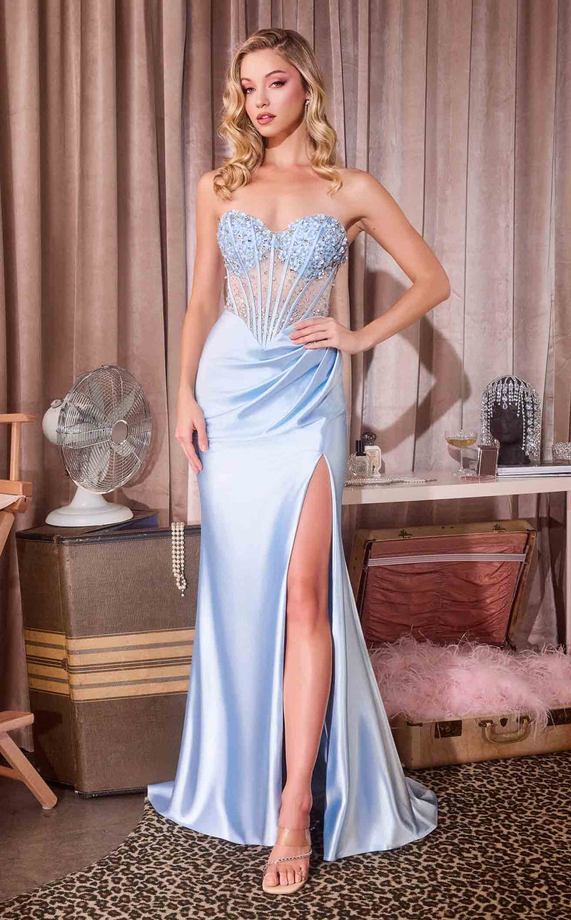 Ladivine CD405 Women's Formal Evening & Wedding Guest Dress - Lavender