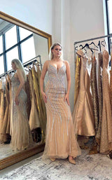 Ladivine CD719 Silver/Nude
