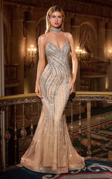 Ladivine CD719 Silver/Nude