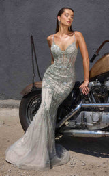 Ladivine CR383 Silver/Nude