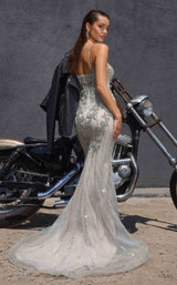 Ladivine CR383 Silver/Nude