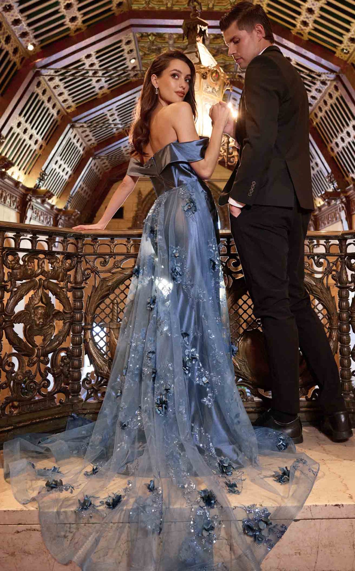 マディソンブルーGOWN DR LOAN LACE マディソンブルーGOWN DR LOAN LACE