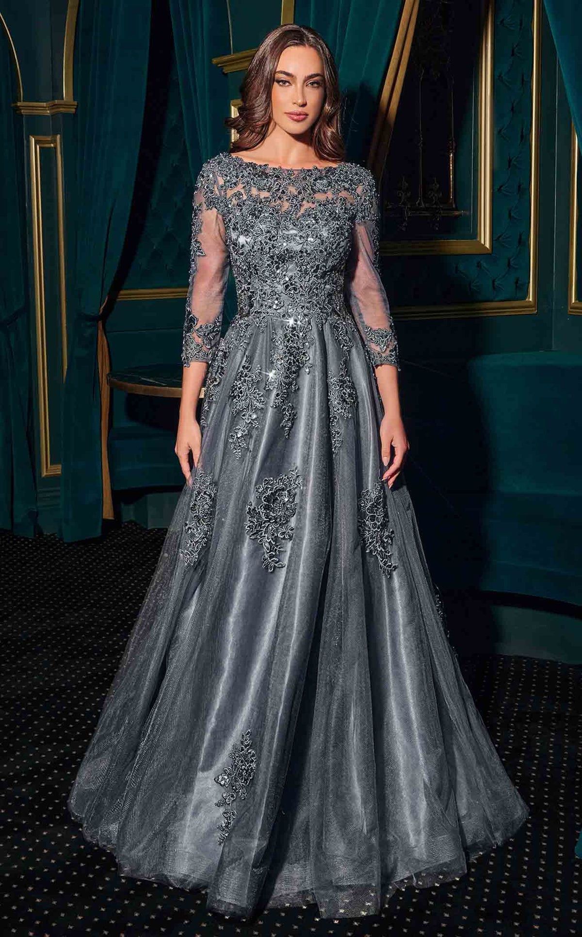 3/4 Sleeve Designer Dresses | Women's High End Gowns Online NewYorkDress 3/4 Sleeve Designer Dresses | Women's High End Gowns Online NewYorkDress