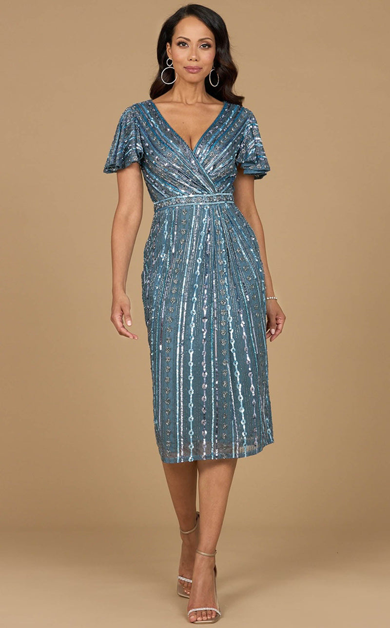 Lara 28902 Women's Formal Evening & Wedding Guest Dress - Slate Blue