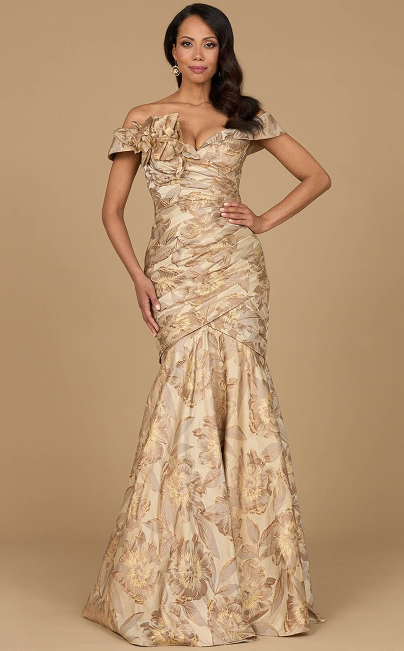 Lara 28920 Prom Dress - Champagne/Gold | NewYorkDress Lara 28920 Prom Dress - Champagne/Gold | NewYorkDress