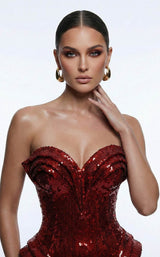 MNM Couture 2263B Red