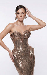 MNM Couture 2263B Brown