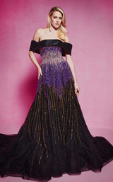 MNM Couture B1009 Purple