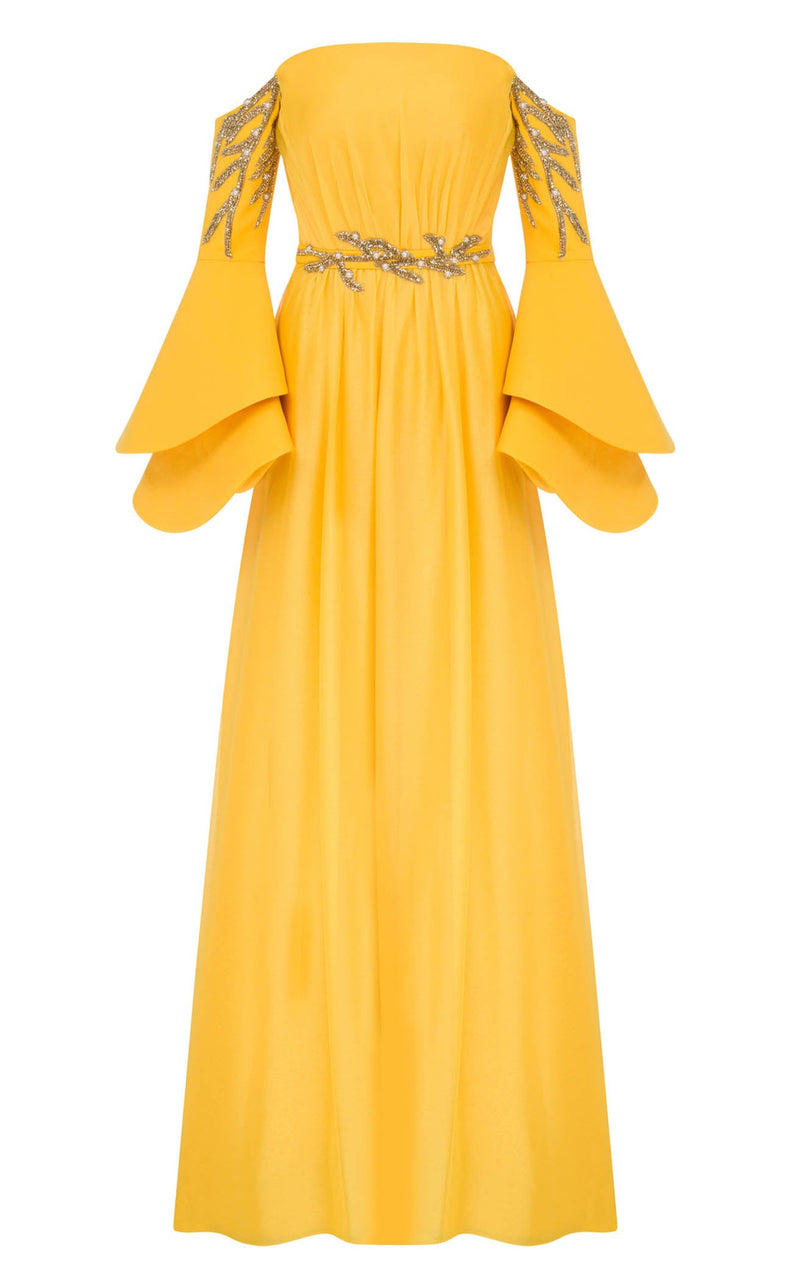 MNM Couture B1103 Yellow