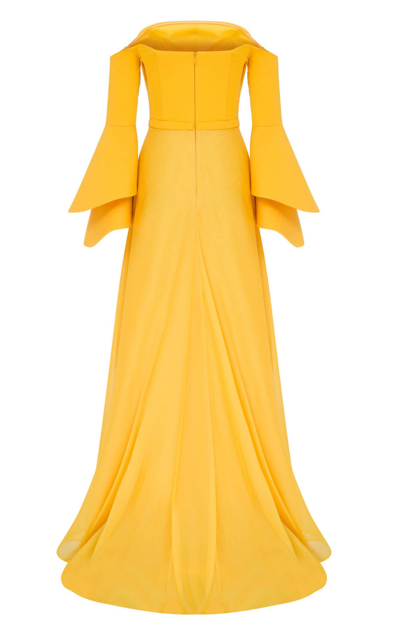 MNM Couture B1103 Yellow