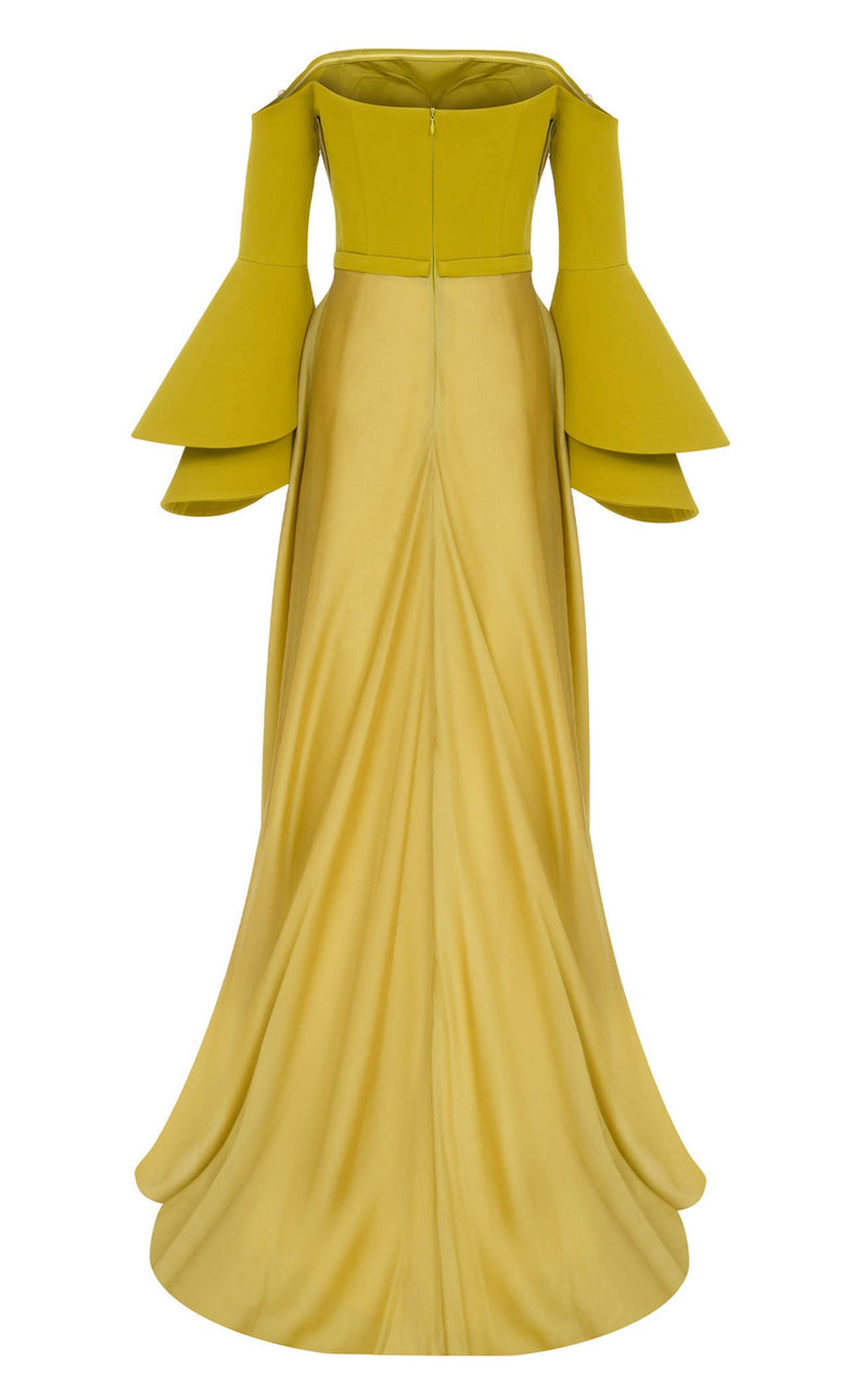 MNM Couture B1103 Yellow
