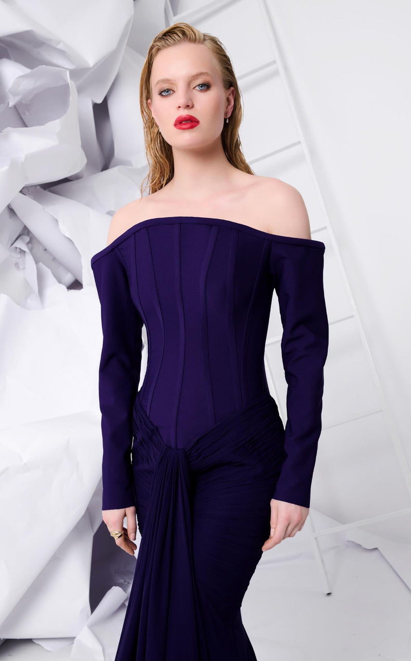 MNM Couture B1112 Blue