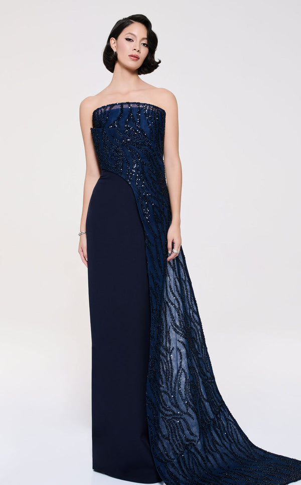 MNM Couture B1116 Navy