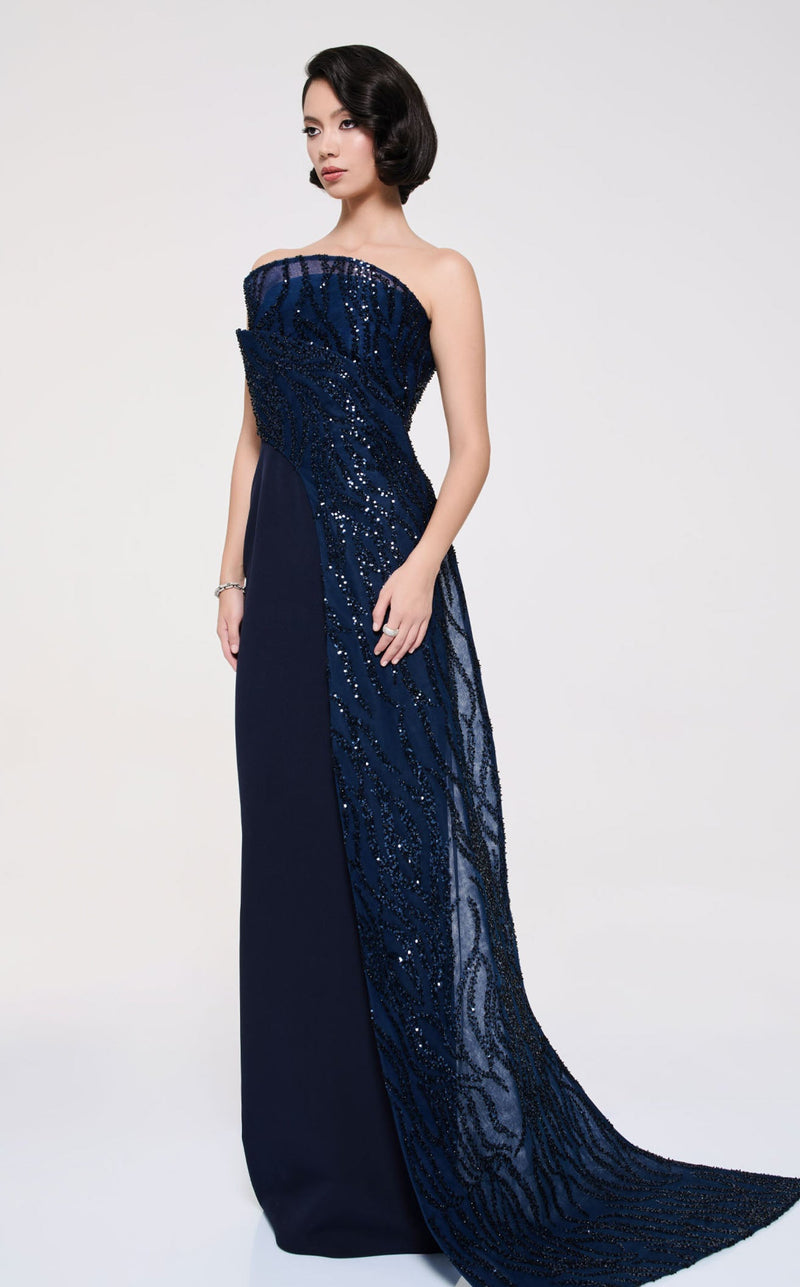 MNM Couture B1116 Navy