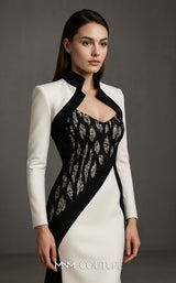 MNM Couture B1175 Black/White