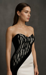 MNM Couture B1175 Black/White