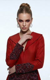 MNM Couture B1177 Red-Navy