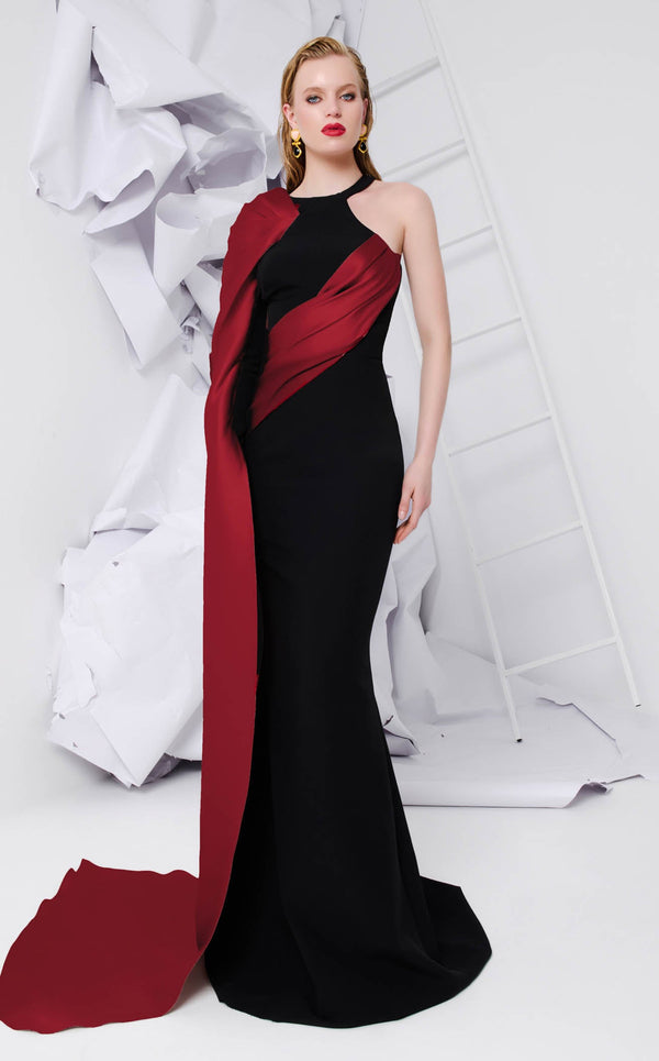 MNM Couture E0072 Black/Red