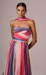 MNM Couture E0080 Multi Color