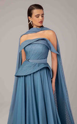 MNM Couture E0096 Blue