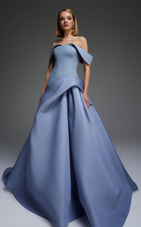 MNM Couture E0103 Ice-Blue