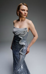MNM Couture E0105 Silver