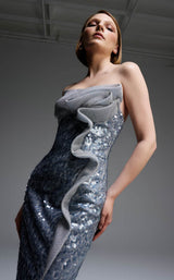 MNM Couture E0105 Silver