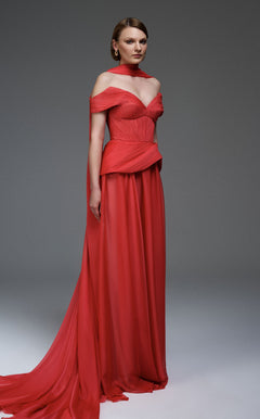 MNM Couture E0119 Coral