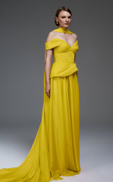 MNM Couture E0119 Yellow