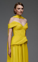 MNM Couture E0119 Yellow
