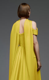 MNM Couture E0119 Yellow