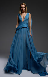 MNM Couture E0121 Blue