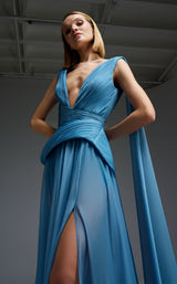MNM Couture E0121 Blue