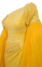 MNM Couture F02816A Yellow