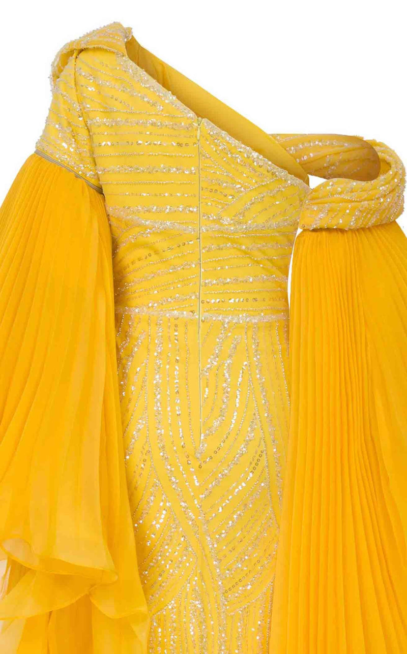 MNM Couture F02816A Yellow