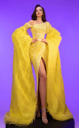 MNM Couture F02816 Yellow