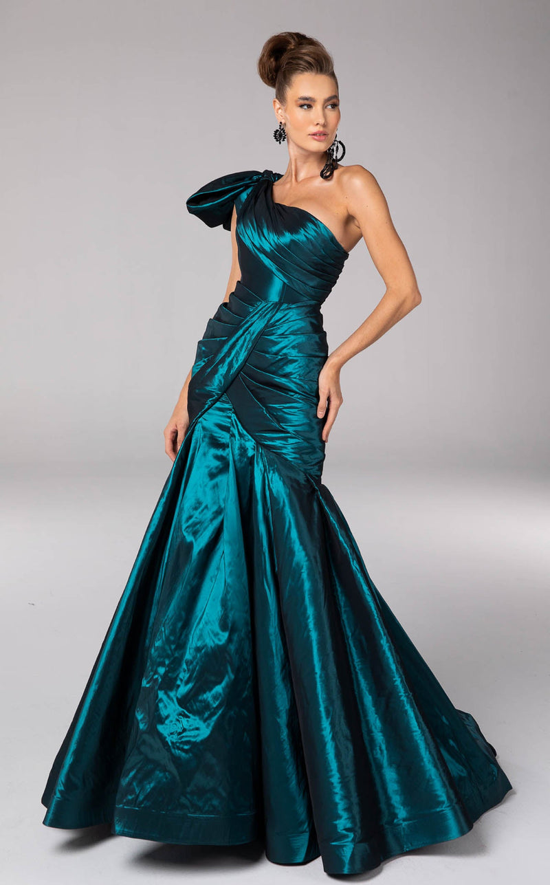 MNM Couture F02833 Teal