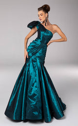 MNM Couture F02833 Teal